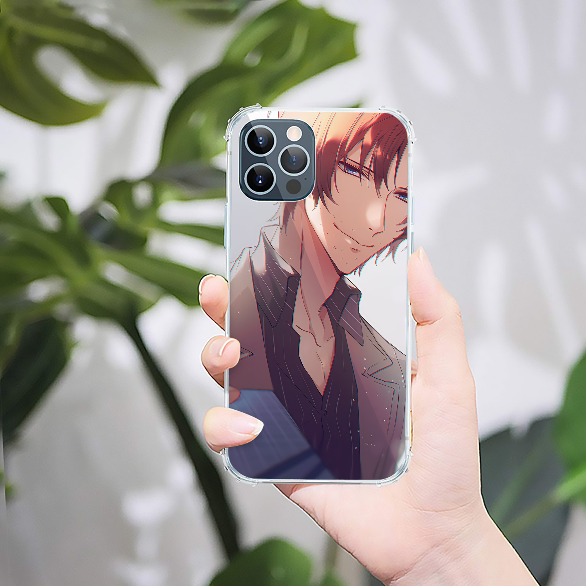 （画像用） 文豪ストレイドッグス Bungo Stray Dogs 【iPhone 12シリーズ対応】透明スマホケース（クリアソフトケース）